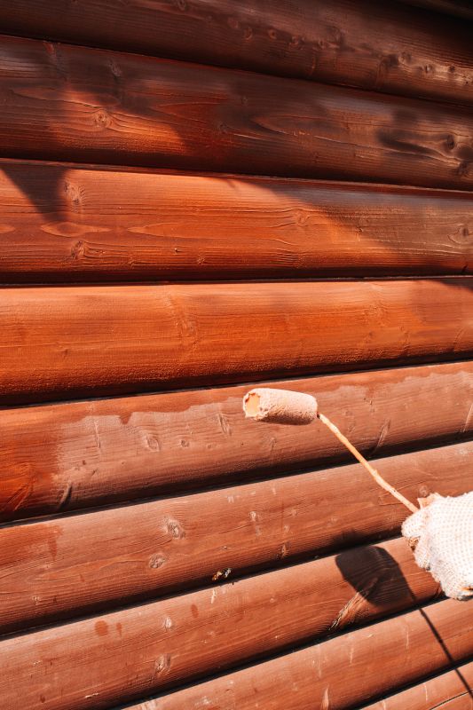 Wood Siding Staining