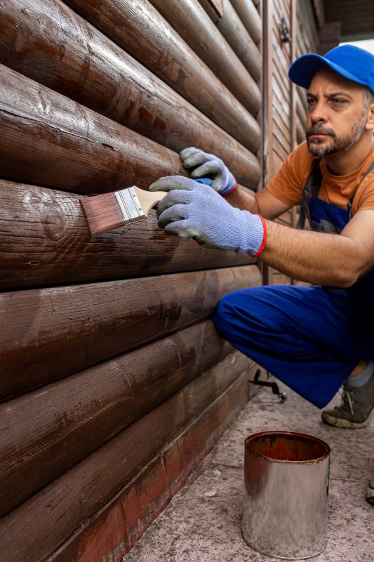 Wood Siding Staining